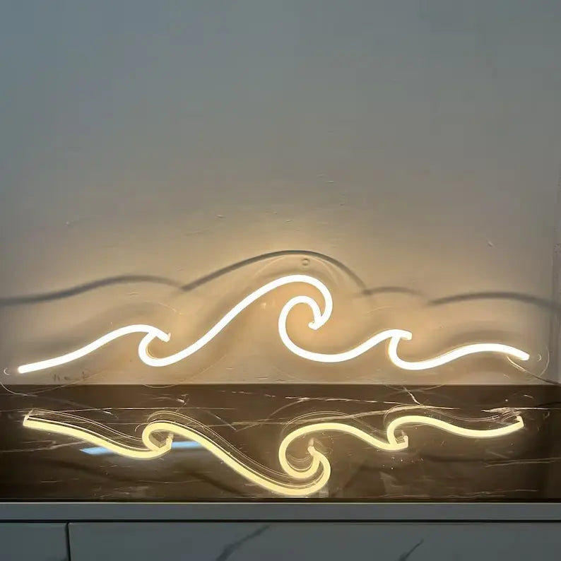 Ocean Wave LED Neon Wall Light