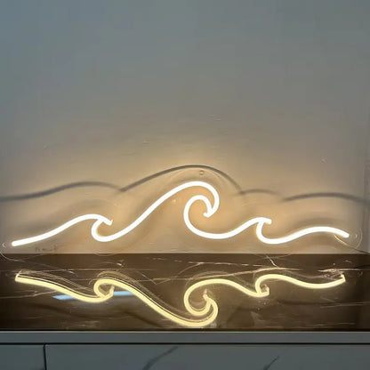 Ocean Wave LED Neon Wall Light