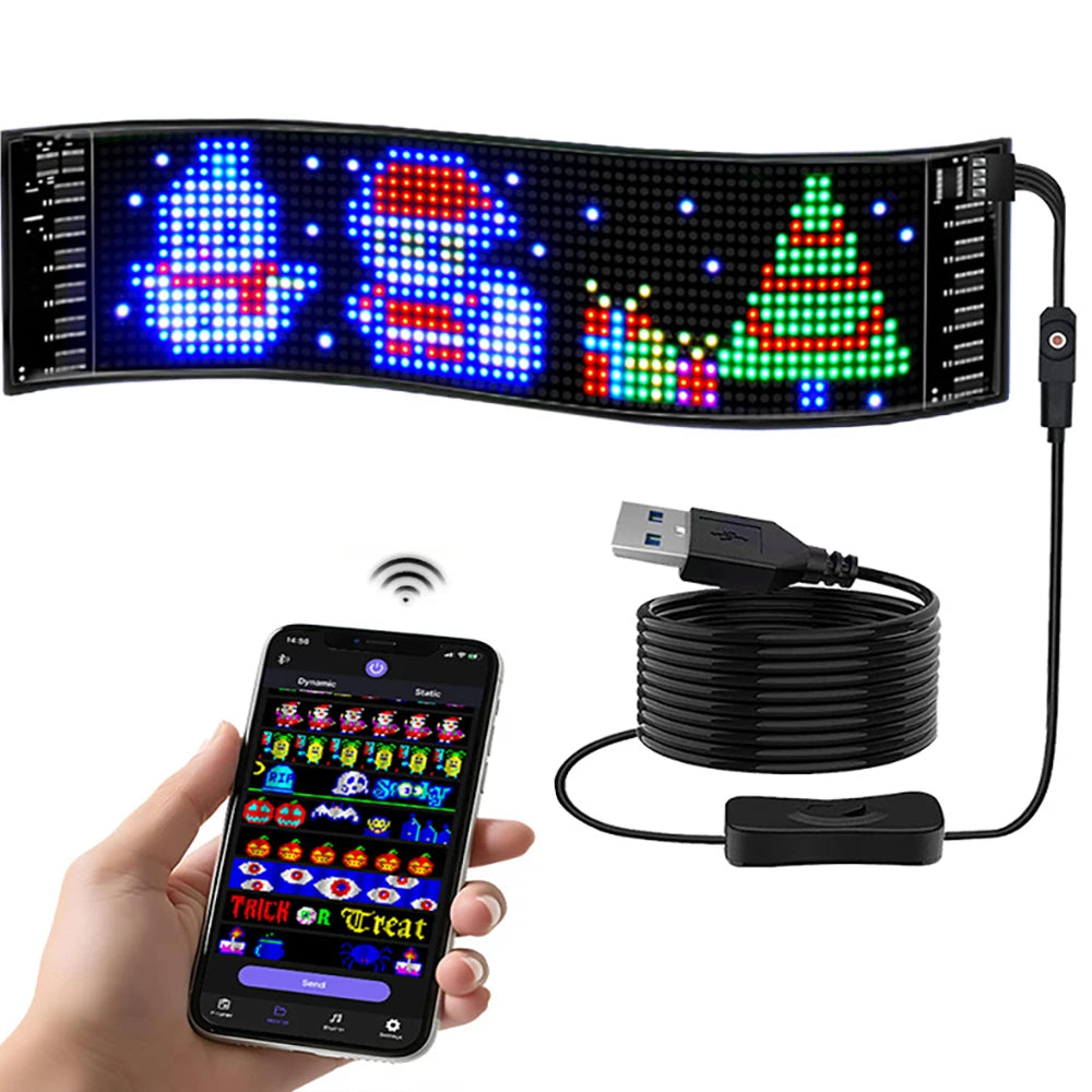 Programmable RGB LED Pixel Sign