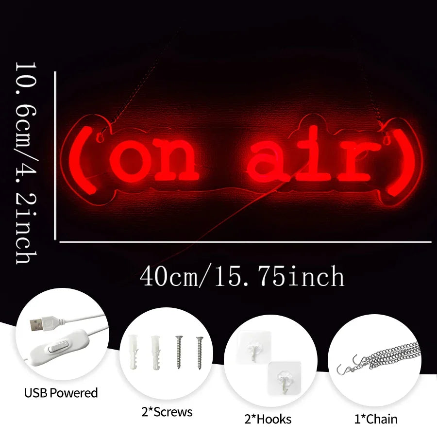 ON AIR USB LED Neon Sign