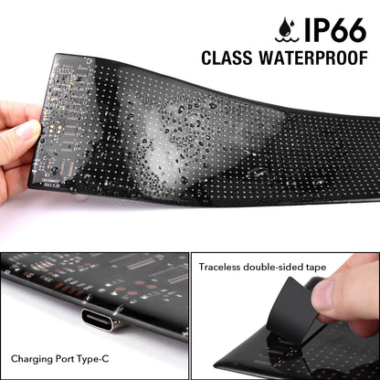 Programmable RGB LED Pixel Sign
