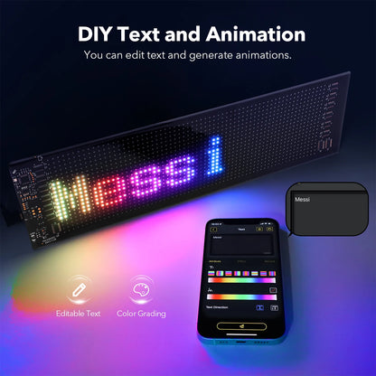 Programmable RGB LED Pixel Sign