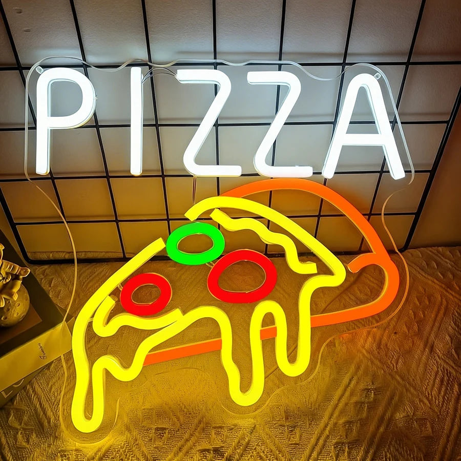 Pizza USB LED Neon Wall Signs