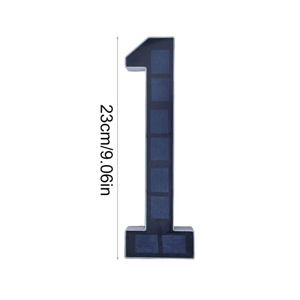 Solar LED Address Number or Letter - Single Character