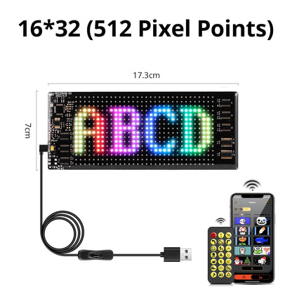Programmable RGB LED Pixel Sign