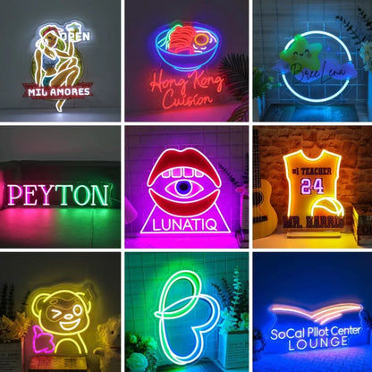 Custom LED Neon Logo or Text Sign