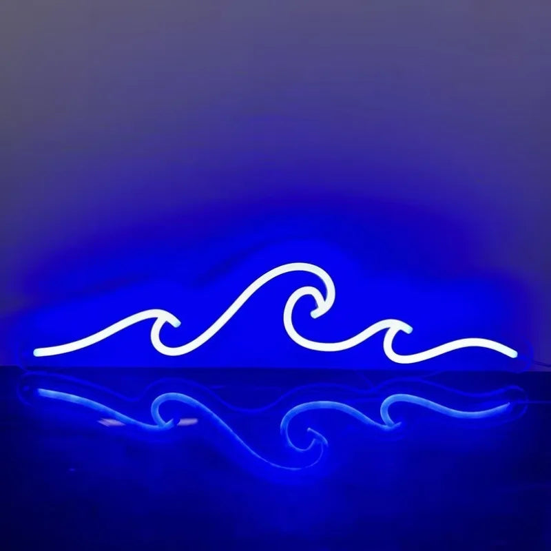 Ocean Wave LED Neon Wall Light
