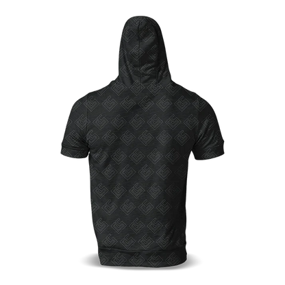 Short Sleeve Hoodie T-shirst (Full Dye Sublimation) #500038