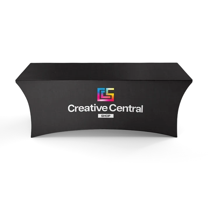 Stretch Table Cover (Full-Color Dye Sublimation, Full Bleed)