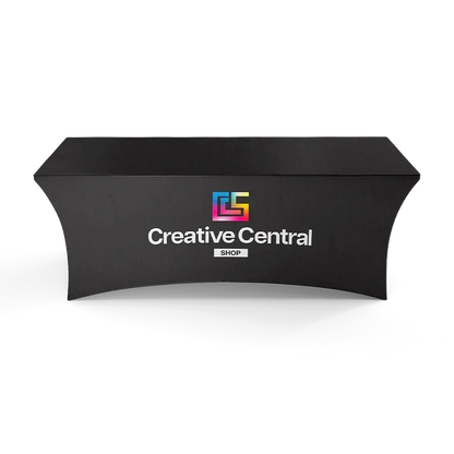 Stretch Table Cover (Full-Color Dye Sublimation, Full Bleed)