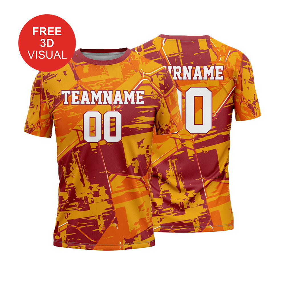 120GSM Milk Silk Short Sleeve Crew Neck (Full Dye Sublimation) #500040 – view 2