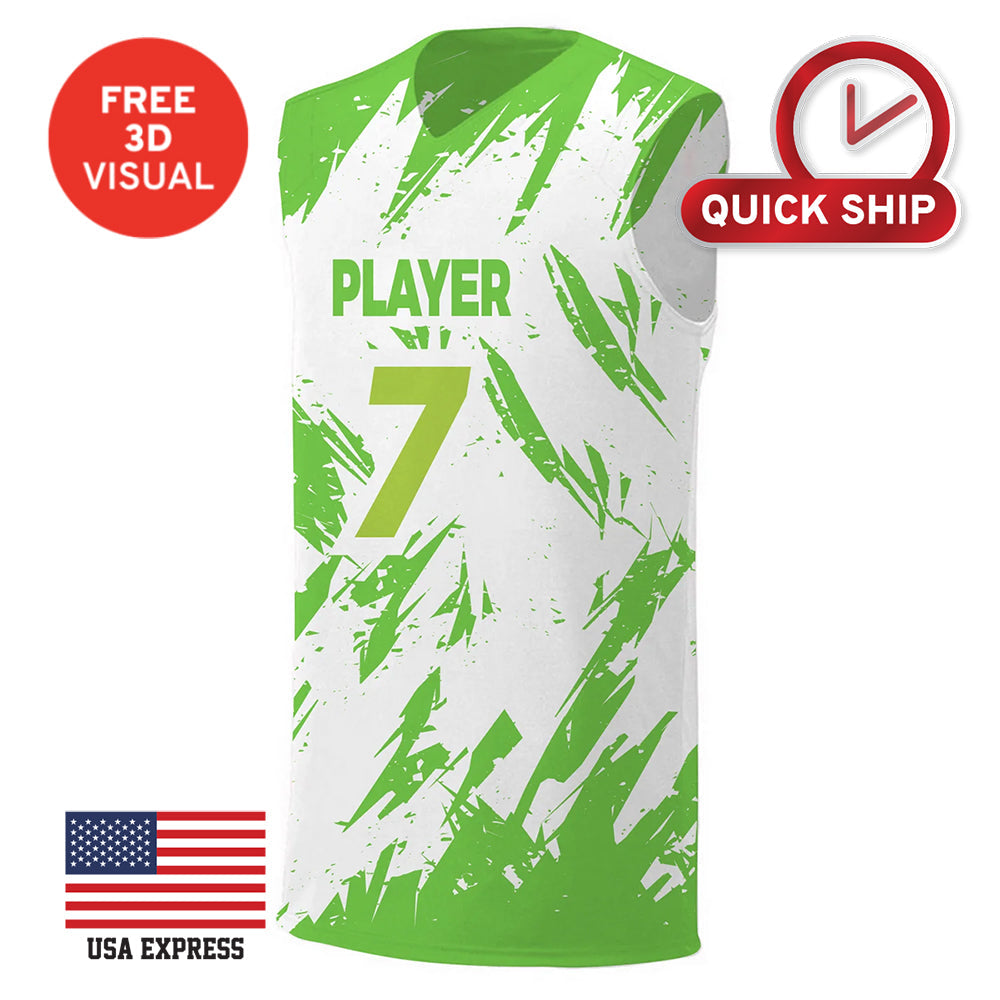 120GSM Milk Silk V Neck Sleeveless (Full Dye Sublimation) #500087