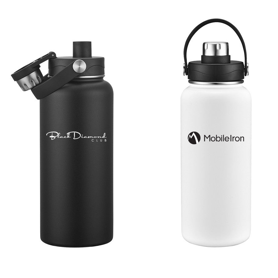 34 Oz Double Wall Tumbler with Capped Sprout, customizable by National King Signs