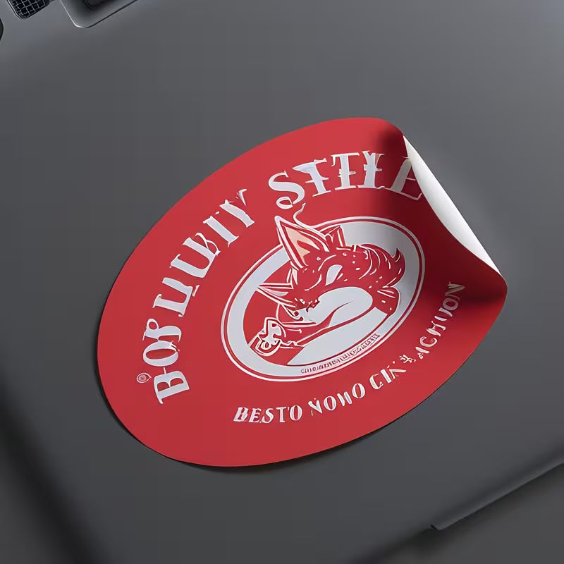 Oval stickers