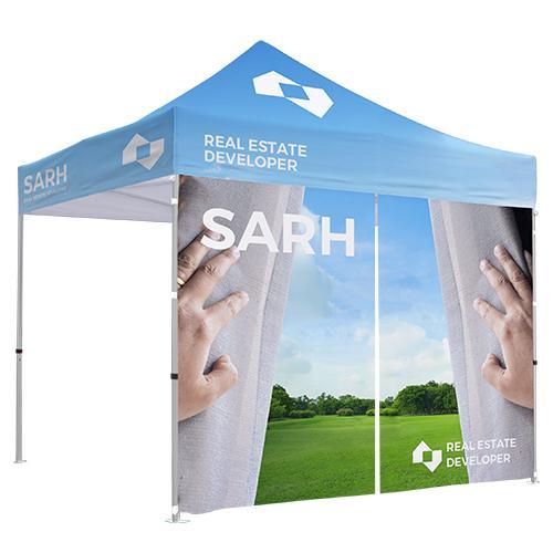 Premium 10' Tent Zipper Door Wall (Dye Sublimated), view 2