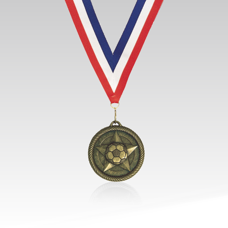 Star Soccer Value Medal, customizable by National King Signs