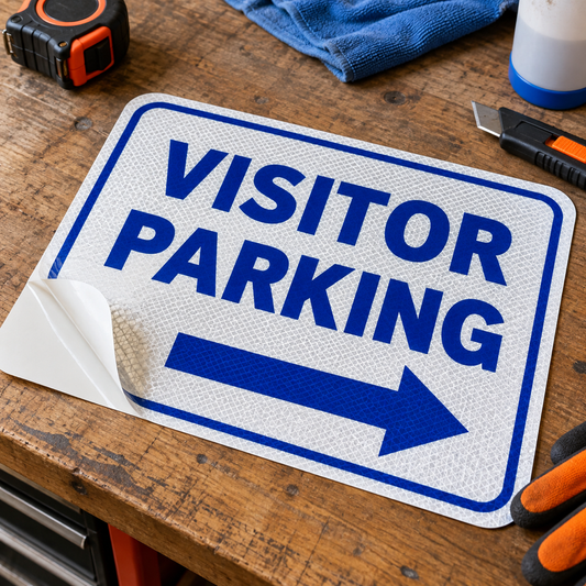 Illustrative Custom Reflective Message Decal custom-design mockup; final specification confirmed before order acceptance.