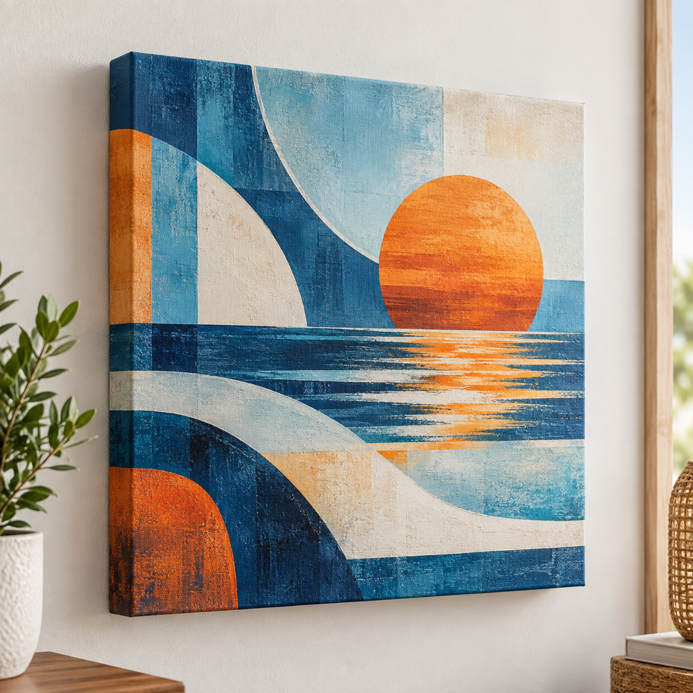 Illustrative Custom Square Gallery Canvas custom-design mockup; final specification confirmed before order acceptance.