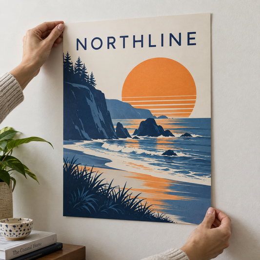 Illustrative Custom Matte Art Poster custom-design mockup; final specification confirmed before order acceptance.