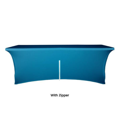 Premium Stretch Table Cover (Full-Color Dye Sublimation, Full Bleed) – view 4